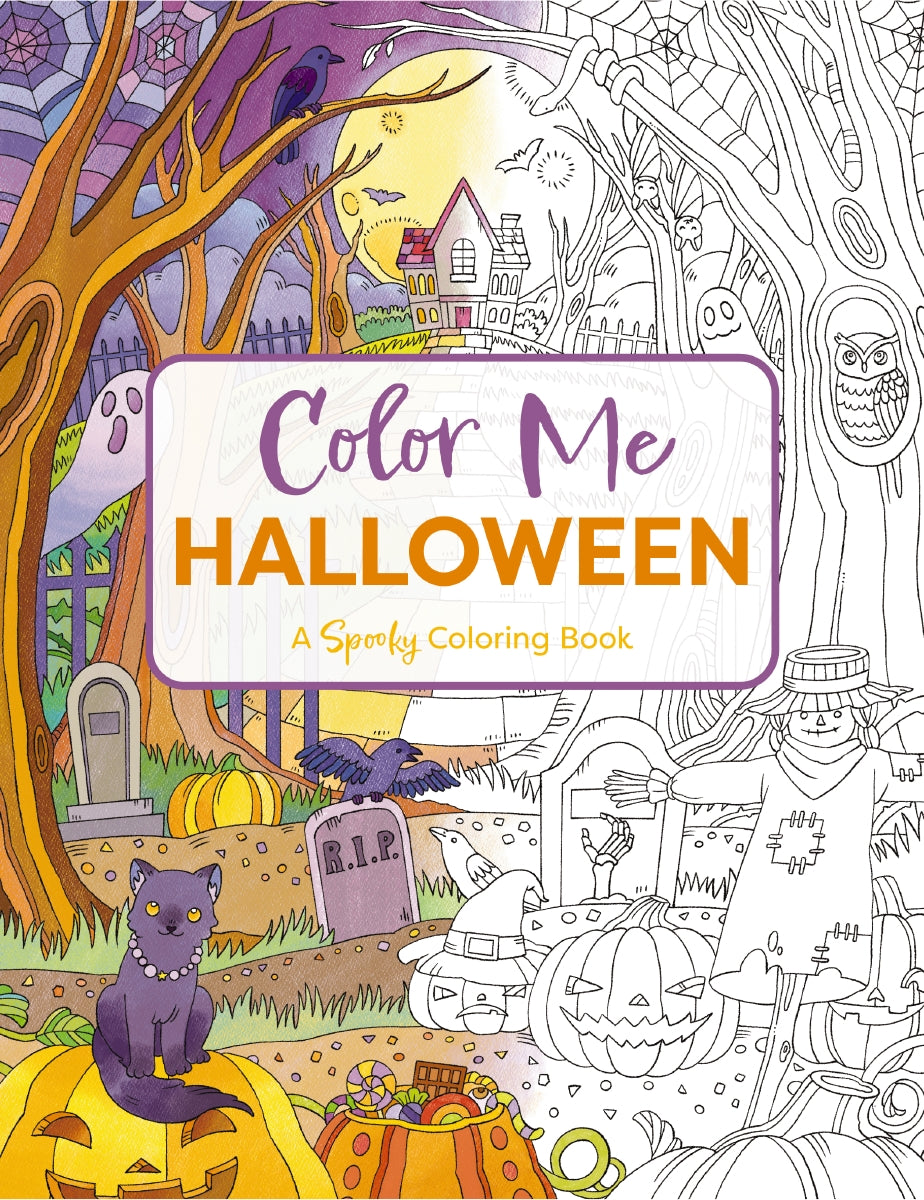 Color Me Halloween A Spooky Coloring Book Cider Mill Press