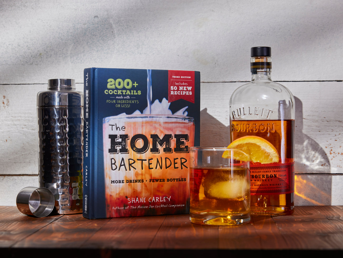 The Home Bartender: The Third Edition: 200+ Cocktails Made with Four Ingredients or Less (Easy And Affordable Cocktail Recipes)