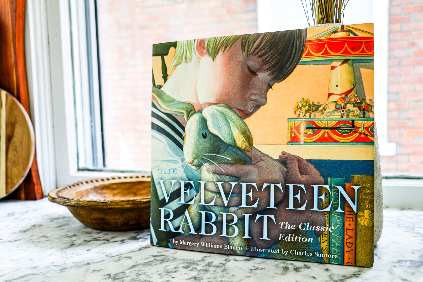 The Velveteen Rabbit Hardcover: The Classic Edition by acclaimed illustrator, Charles Santore (A Heartwarming Tale of Love and Magic)